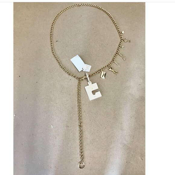 Kate Spade New York Gold Charm Chain Belt